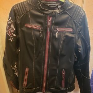 Harley Davidson Womens Cant Leather Jacket